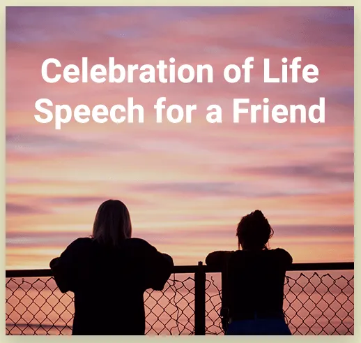 friend celebration of life speech 