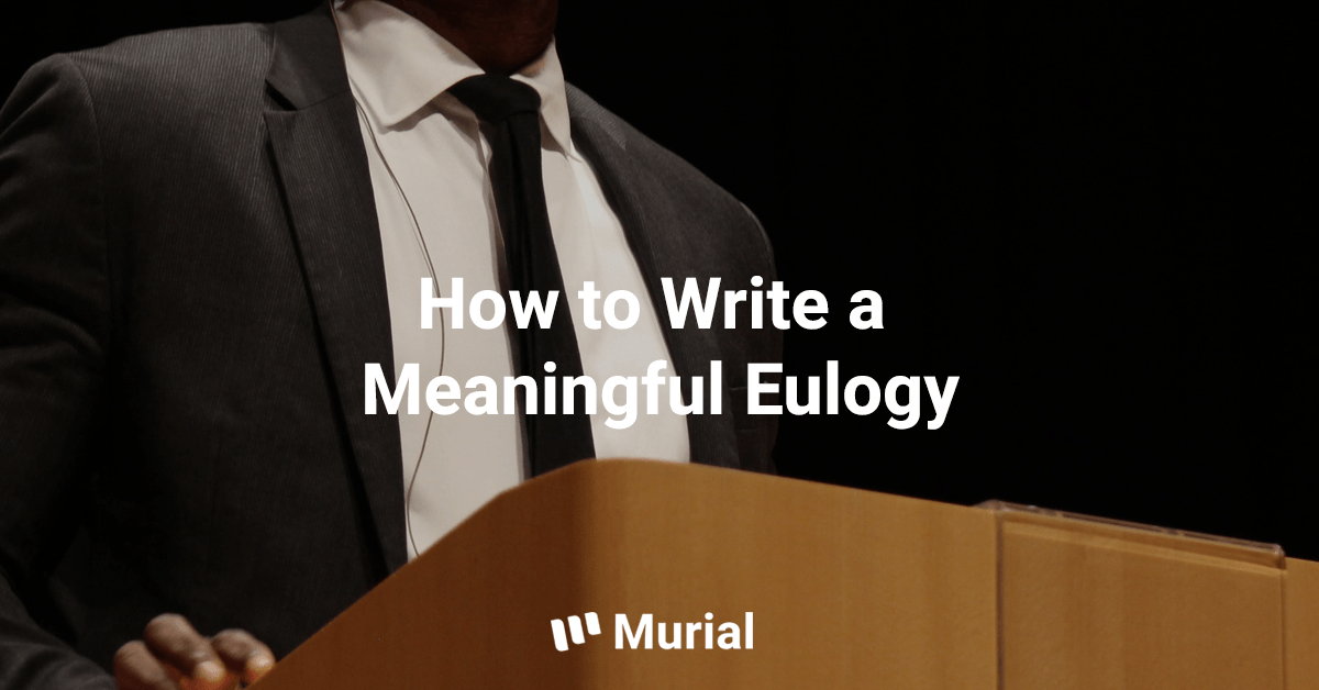 how to write eulogy image