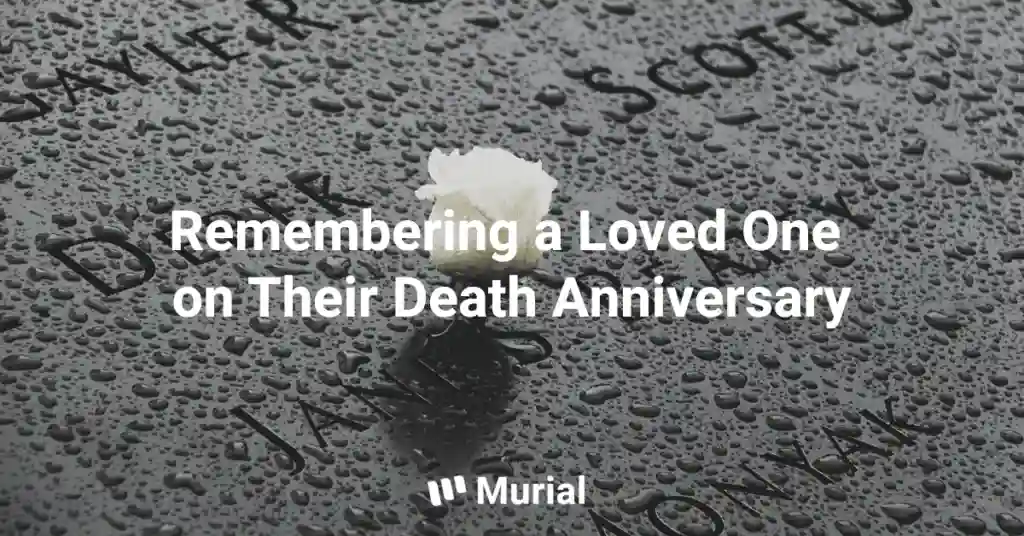 Remembering a loved one on death anniversary featured image