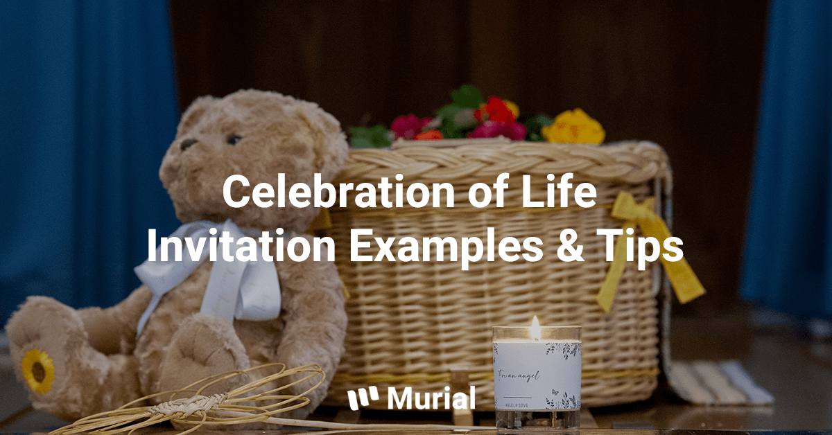 celebration of life invitations