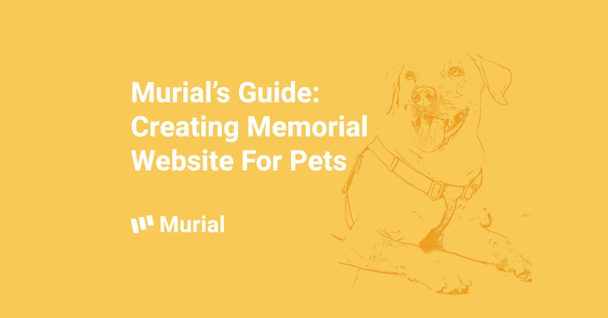 how to make a memorial website for pet f.i